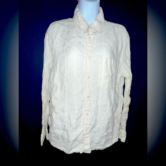 Abercrombie & fitch 100% linen button up - Picture 1 of 5